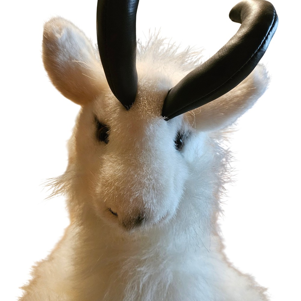 Russ‎ Yomiko Classics Mountain Goat White Plush Stuffed Animal - Picture 2 of 5